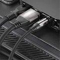 Miniatyrbillede 3 af 5: 2 Ports Toslink Splitter, Optisk Fiber Lydsplitter 1 ind 2 ud Støtter LPcm2.0, Digital, DTS 5.1 fo Black