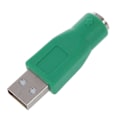 Miniatyrbillede 3 af 4: 2 x PS/2 Hun til USB Han Adapter Konverter til Tastatur Mus