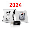 Miniatyrbillede 4 af 5: 2024 R4 Kort R4 SDHC Adapter Flashkort Med USB Adapter til 2DS XL/LL DSL Spilkort Brændingskort C[D] White