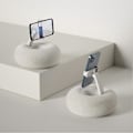 Miniatyrbilde 4 av 5: Justerbar Telefonvinkel Pluss Pute Telefonstativ - Bærbar Holder for Skrivebord Seng Sofa Beige A
