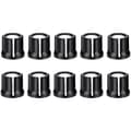 10 st Svarta Potentiometer Kontrollratt Volym Ljudkontrollrattar Elgitarr Basdelar[D] black