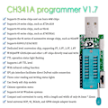 Miniatyrbild 4 av 5: CH341A Programmer V1.7 1.8V Nivåskift W25Q64FW W25Q128FW Gd25LQ64