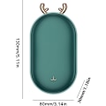 Miniatyrbild 2 av 5: Handvärmare Laddningsbara 5200mah 2-i-1 Elektriska Handvärmare Powerbank Långvarig Värme Och 3 Nivåer Usb Laddning Camping Handvärmare För Utomhus
