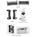 Miniatyrbillede 4 af 5: Universal Multifunktionel Trådløs Ratstyringscontroller Bluetooth DVD Navigation Knapper Kontrol Black