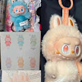 Miniatyrbild 4 av 5: 1 Överraskningspresent Labubu V3 The Monsters Big Into Energy Series Vinyl Face Docka Anime Actionfigurer Labubu Hänge[D] A3