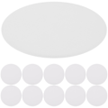 Miniatyrbilde 3 av 4: 20 stk. Diffusjonsplater for downlights, erstatningsark for diffusjon, skyggeplater White 6.90X6.90X0.10CM