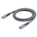 Miniatyrbild 1 av 4: Förlängningskabel 40Gbps Full Funktion PD100W Snabbladdning 8K 60Hz USB4.0 Typ-C Hane till Hona Ljud- och Videodatakabel Datortillbehör D