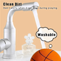 Miniatyrbild 3 av 5: Tyst Basketboll, Ljudlös Studsande Tyst Spelbasketboll, Lätt Basketboll Pressbar Sfärisk för Olika Inomhusaktiviteter