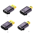 Miniatyrbillede 3 af 5: Mini Displayport til Displayport Konverter Adapter Understøtter 8K60Hz 7680x4320P[D] Mini DP M to DP F
