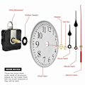 Miniatyrbillede 5 af 5: 31MM Lang Aksel DIY Quartz Urværk Mekanisme Hænder Væg Quartz Ur Reparationsværktøj Dele Udskiftning