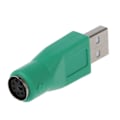 Miniatyrbillede 4 af 4: 2 x PS/2 Hun til USB Han Adapter Konverter til Tastatur Mus