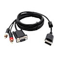 Miniatyrbild 5 av 5: 3,5 mm till 2-hane RCA-adapterkabel för Sega Dreamcast VGA guldpläterad kabel[D]