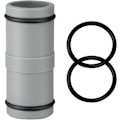 Miniatyrbillede 1 af 5: T-stykke forlænger til slangekobling, 38 mm til 32 mm, poolslangeadapter til Intex Bestway Coleman, 3-vejs ventil slangekobling med rustfrit [D] 2-way Valve 1 piece