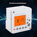Miniatyrbild 4 av 4: Digital Timer Elektrisk Programmerbar Smart Styrströmbrytare med Bakgrundsbelyst Display