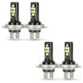 Pikkukuva 1 / 5: 4x H7 LED-ajovalopolttimot Lähivalot 60000lm 6000k 220w Viileä valkoinen[D]