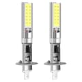 2X H1 Vit 6000K 7.5W COB LED SMD DRL Kördimljus Glödlampa[D]