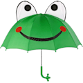 Miniatyrbild 2 av 4: Kidorable Barn-Umbrellla för Barn, Grön, Lättviktsbarnuppblåsbar Nylon Regnskyddande Umbrellla Grön