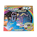 Pikkukuva 1 / 5: 3D Magic Drawing Board LED-valo Luminous Pad Taide Kynäily Maalaus Opettavat Lelut Lapsille Pojat Tytöt Lahjat Dinosaur Edition