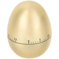 Miniatyrbillede 1 af 4: Kreativ Æggeform Timer Interessant Tids Påmindelsesværktøj Køkken Madlavningstimer Studenter Timer Golden 8x6.5cm