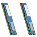 Miniatyrbild 1 av 5: 2x 8GB DDR2 RAM-minne 667MHz PC2 5300 240 stift DIMM 1.7V RAM Memoria för Serverminne