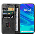 Miniatyrbillede 3 af 5: Magnetlukning Læder Telefonetui til Huawei P Smart Z Black