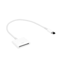 Miniatyrbild 1 av 5: Lightning till 30-Pin Adapter med Kabel Sladd Synkroniseringsomvandlare Laddningsstöd för IPhone 13/13PM/12PM/11 PM/XS/8P/iPad/iPod[D] White