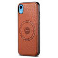 Pikkukuva 1 / 5: DENIOR iPhone XR -kotelo PU-nahkainen puhelimen takakuori, yhteensopiva MagSafe[D]:n kanssa Brown