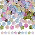 Miniatyrbillede 1 af 5: 120 stk. Lass Blomsterperler Blomster Glasperler Livlige Spraymalede Lampwork Perler Blomster Løse Spacer Perler til DIY Smykkefremstilling Hul: 1mm[D]