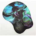 Miniatyrbillede 4 af 4: WOW Sylvanas 3D Musmåtte med Silikon Gel Håndledsstøtte Anime Gaming Musmåtter Lycra Hud (MP0036) MP0035
