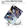 Miniatyrbillede 5 af 5: Etui til iPad Pro 11 (2018) / (2020) / iPad Air 11 (2024) / Air (2020) / (2022) PU Læder Mønster F Multicolor Peony Flower