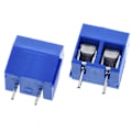 Miniatyrbilde 4 av 5: 100 stk KF301-2P 2-polet Skrueklemmekontakt 5mm Steg 15A 300V Spliceable