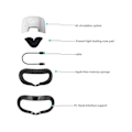 Miniatyrbild 4 av 5: Kylfläkt för Quest 2 VR-headset Aktiv Ventilation Luftcirkulation Andningsbart Ansiktsgränssnitt P[D]