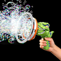 Miniatyrbild 2 av 5: Bubbeldinosaur Bubbelmaskin Fläkt Elektrisk Vindmölla Sommar Strand Stånd Leksaker För Barn