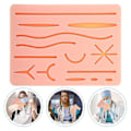 Miniatyrbild 4 av 4: Modell Suturering Material Falsk Hud Suturering Sutur Nöddemo Suturering Praktik Kit Suturering Träningsdyna