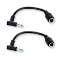 Miniatyrbillede 5 af 5: 1 stk 7,4 mm til 4,5 mm DC Strømoplader Konverter Adapterkabel til HP Dell