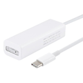 Miniatyrbillede 4 af 5: Anywatt 5-polet Magsafe 2 Magnetisk T-spids Hun til USB-C / Type-C Han Opladningsadapter Konverter til Macbook Pro (hvid)