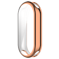 Pikkukuva 4 / 5: Xiaomi Smart Band 8/Mi Band 9/9 NFC -älykellon galvanoidulle täyssuojakuorelle TPU-kellokehyskotelo [D] Rose Gold