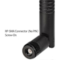 Miniatyrbild 5 av 5: WiFi-antenn 12dBi 2,4 GHz med RP-SMA-kontakt för trådlös nätverksrouter etc. 2-pack black