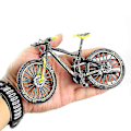 Pikkukuva 2 / 5: Mini 1:10 Alloy -polkupyörämalli, painevalettu metallinen sormi-maastopyörälelu [D] red