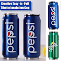 Miniatyrbild 4 av 5: Pepsi Sprite 450ml Termosmugg i Plåt, Vakuumförseglad Mugg, Mugg med Sugrör, Vattenflaska för Utomhussporter[D]