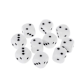 Miniatyrbillede 1 af 5: 10 stk. 16 mm D3 seks-sidede terninger perler til Dungeons & Dragon D&D RPG Poly Desktop f[D]