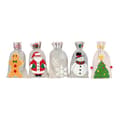 5 st Julklappspåsar Söta Presentpåsar Presentförpackningspåse Dragskopåsar[D] 12X23CM