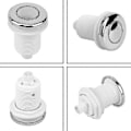 Pikkukuva 4 / 5: 28/32/34mm Vedenpitävä Ilmanpainekylpykytkin Amme Spa Hierontakylpy [D] White 32mm