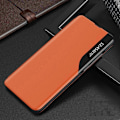 Miniatyrbild 2 av 5: Fodral med fönster i PU-läder för Samsung Galaxy A05s 4G, stativfunktion Orange