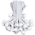 Pakke med 30 elastiske kuglebungee-snore, elastiske bungee-snore med kugle, elastisk snor til presenninger, telte, plakater, camping, gummibånd (D)