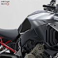 Miniatyrbilde 3 av 5: Drivstofftankpute for Ducati Multistrada V4 S V4s V 4s 2021 Sklisikre puter Motorsykkel Tankpute Tankputer Sideklistremerker Beskyttelse