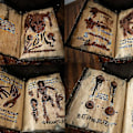 Miniatyrbillede 5 af 5: 2024 Necronomicon Demon Evil Dead Bog Prop - Bog Dekoration Ornament[C]