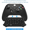 Miniatyrbild 5 av 5: Tangentbord kompatibelt med Xbox Series X/s One/s/ Controller Gamepad, 2.4Ghz Mini Qwerty Tangentbord Gaming Chatpad med Audio/headset Jack-AW WHITE