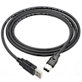 Pikkukuva 3 / 4: Firewire 1394 6-nastainen uros - USB 2.0 uros -kaapeli 3m