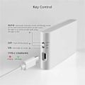 Miniatyrbillede 3 af 5: Genopladelig LED Intelligent Sensor Natlampe Bevægelsessensor Vægslampe til Soveværelse Gangskabets Belysning 2 stk. White
